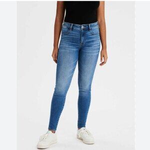 AE American Eagle Next Level High Waisted Jeans Jeggings GUC 10 XShort